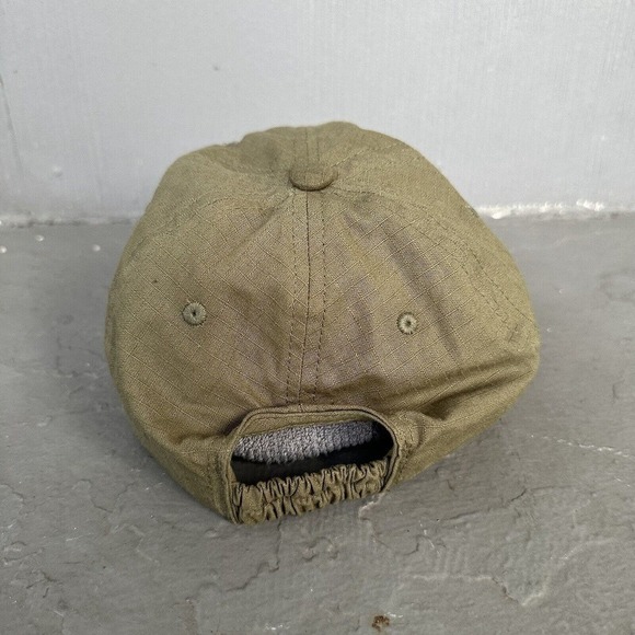 Tommy Bahama Ripstop Plaid Cotton Summer Beach Adjustable Hat - Green OS - Picture 5 of 9